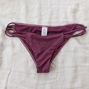 purple Billabong bikini bottom